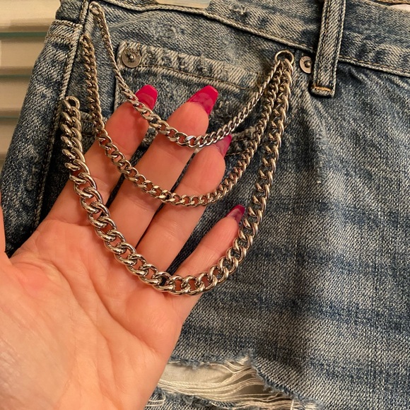 Pistola distressed cut off shorts size 28 NWT - Picture 2 of 6